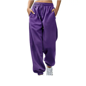 Custom Winter Women's Athletic <b>Joggers</b> Fleece Breathable Eco-Friendly Loose <b>Fit</b> Wholesale Rate Customized Design From BD - Product Image 4