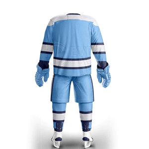 Transpirable Hombres Custom Ice Hockey Jersey Pakistan Made Venta caliente Jersey Último diseño Uniformes de hockey sobre hielo de alta calidad - Product Image 2