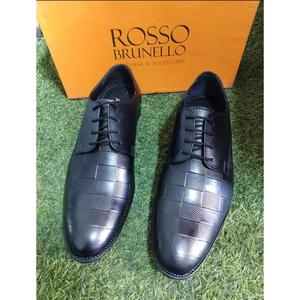 Zapatos de cuero genuino de marca famosa, ropa de oficina para hombre, zapatos formales de alta calidad estándar, zapatos Laisse para atuendo formal - Product Image 1