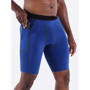 <b>Men</b> <b>compression</b> sports <b>shorts</b> for exercise gym training and fitness with breathable and custom color plus logo flexible material - Product Image 5