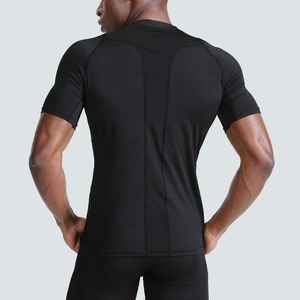 Venta al por mayor logotipo personalizado algodón transpirable 2023 entrenamiento y jogging fitness desgaste hombres personalizado gimnasio equipo Deporte Camiseta - Product Image 2