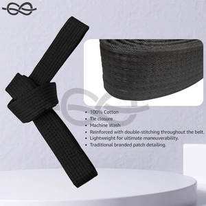 เข็มขัดคาราเต้อุปกรณ์ศิลปะการต่อสู้แบบกำหนดสีเองเข็มขัดคาราเต้คาราเต้/คาราเต้/ยูโด - Product Image 3