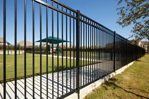 Valla de Acero para Jardín de Seguridad, Suministro de Fábrica, 6x8, Valla de Malla de Acero con Recubrimiento Negro para América - Product Image 3