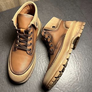 รองเท้าหนังวัวแท้คุณภาพสูงสำหรับผู้ชาย รองเท้าทางการสำหรับธุรกิจ กันลื่น ทนทานต่อการสึกหรอ เหมาะสำหรับใส่ทำงานประจำวันและลำลอง - Product Image 2