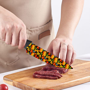 Juego de 5 Cuchillos de Cocina de Cerámica, Afilados, Ecológicos, Comerciales, Hechos a Mano, Ambidiestros, Aptos para Lavavajillas, para Ebay, Shopify, Dropshipping - Product Image 5