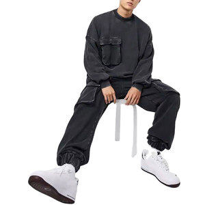 Conjuntos Deportivos Casuales de Dos Piezas Más Buscados para Hombre, Ropa Deportiva Cómoda para Gimnasio con Logotipo, Colección de Invierno en Oferta - Product Image 1