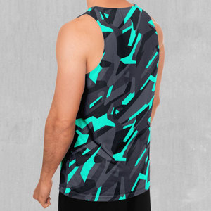 Hot Sale Custom Men's Gym Fitness Tank <b>Top</b> Breathable Cotton Quick Dry Casual Camouflage Print Sublimation Workout Knitted OEM - Product Image 2