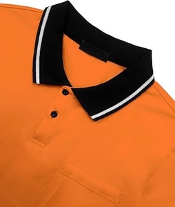 Nuevo producto, camiseta Polo lisa de Color granate con bolsillo en el pecho, camiseta Polo de gimnasio transpirable de media manga con cuello levantado - Product Image 5