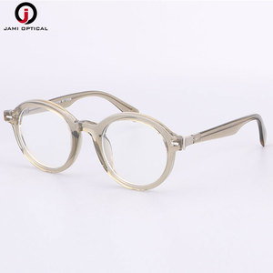 Kính quang học tròn in họa tiết cổ điển thời trang Gọng nhẹ dành cho Unisex Luxury TR90 Full-Rim - Product Image 4