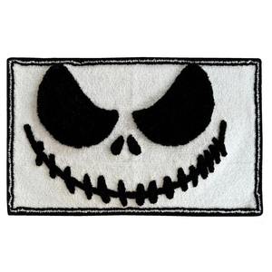 Alfombra de baño de algodón con mechones a mano de estilo moderno Premium, alfombra de baño de Halloween lavable ecológica, diseño geométrico personalizable para - Product Image 2