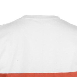 Recién llegado, camiseta informal para hombre, diseño sólido de varios tonos con logotipo frontal, método de tejido no tejido teñido liso - Product Image 4