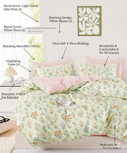 Ensemble de literie de luxe SMH Hotel, taille Queen, microfibre 400TC, doux, durable, qualité supérieure, drap-housse moderne toutes saisons, vente en gros - Product Image 6