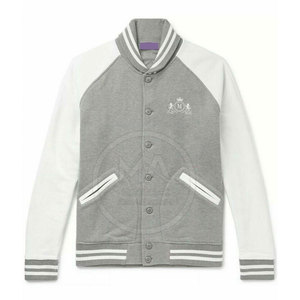 Logotipo personalizado Letterman chaqueta de gran tamaño transpirable de alta calidad de secado rápido cómodo chaqueta de invierno mezcla de poliéster/algodón - Product Image 1