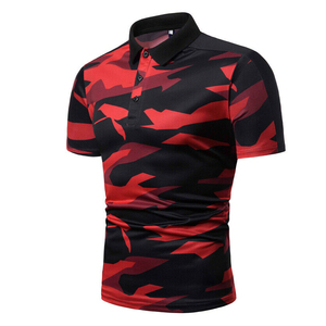 Venta al por mayor de alta calidad de encargo de algodón Slim Fit hombre Polo camiseta para la impresión de algodón de talla grande de los hombres Polos - Product Image 2