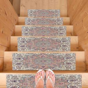 Vibrant Printed Rug: Medallion, Bohemian, Modern Designs,Step Rug - Product Image 2