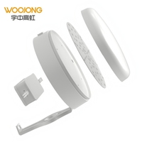 Plafonnier LED sans cadre en PP, dimmable, 18W, 3000K/4000K/6500K CCT, minimaliste, salon, IP20, CE, CB, EMC