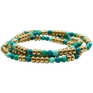 กำไลข้อมือเงินแท้ทำมือประดับลูกปัดทองเหลืองทรงพีระมิดสไตล์วินเทจ ได้รับการรับรองจาก IGI เหมาะสำหรับเป็นของขวัญวันครบรอบสำหรับผู้หญิง - Product Image 6