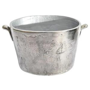 Enfriador de vino de hielo de metal, tinas de bebidas para Bar, restaurante, Hotel, Cubo de vino, Cubo de vino de hielo moderno, forma redonda de aluminio - Product Image 5