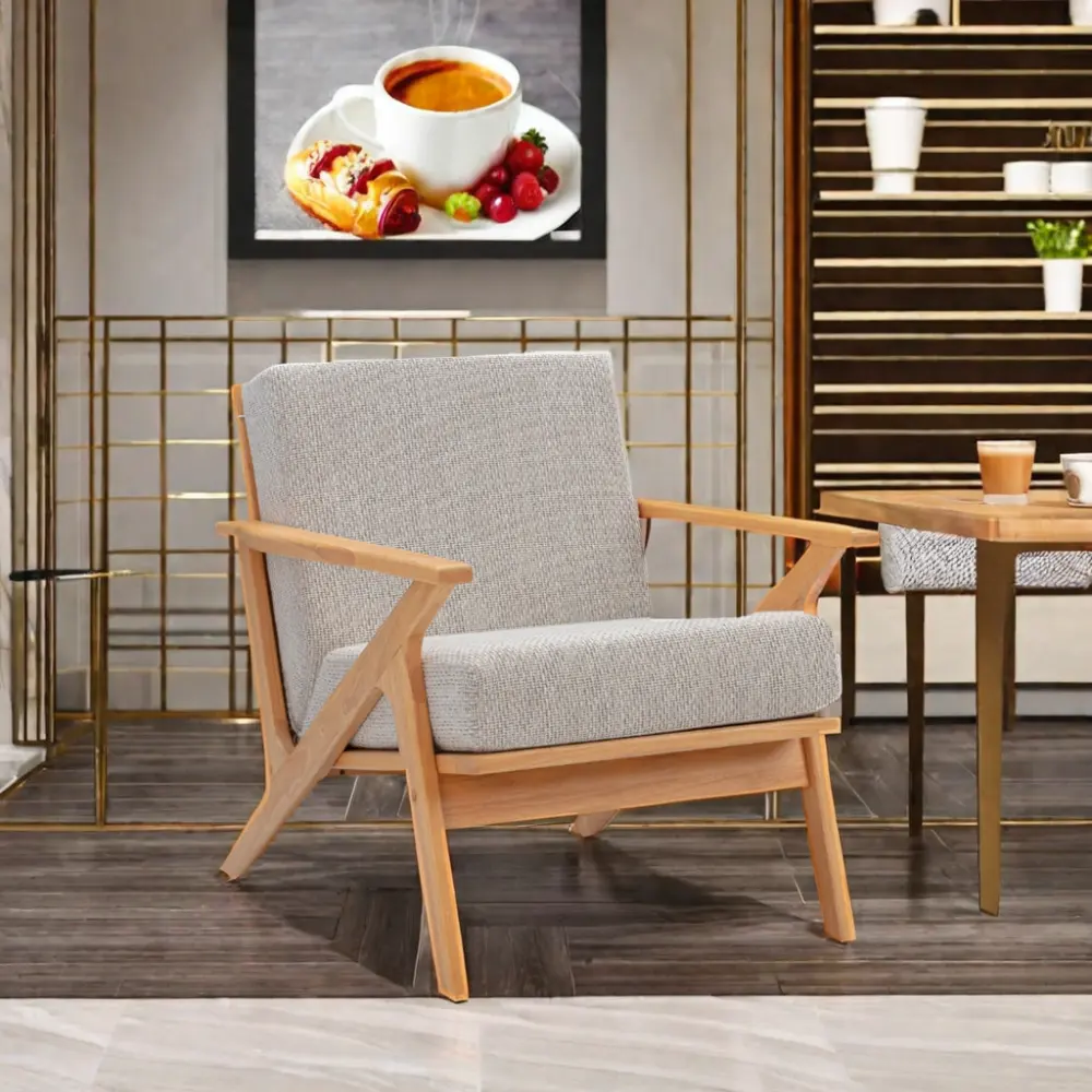 Di alta qualità e classico di lusso solido divano in legno un sedile mobili sezionali per la casa e l'hotel Made in VietNam