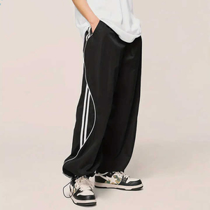 QUICKSHOW coupe-vent Nylon Streetwear pantalon nouveau Vintage piste Sport droit Baggy Parachute pantalon pantalon - Product Image 1