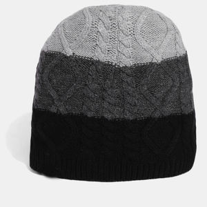 Gorro personalizado unisex acrílico 146 Waffle Skullies, logotipo de parche de cuero teñido liso, gorro de invierno tejido, gorro de pescador, gorro acrílico unisex - Product Image 1