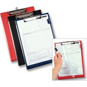 File <b>Folder</b> A4 Black with for Velcro Closure Pack of 10 by Eichner - Product Image 1