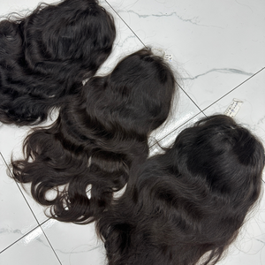 Pelucas prefabricadas de cabello humano vietnamita crudo alineado con cutícula completa, peluca Frontal de encaje HD suizo transparente negro recto Natural - Product Image 1