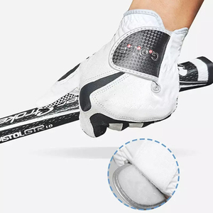 ถุงมือกอล์ฟหนังพรีเมี่ยมสีสดใสสำหรับผู้ชาย, ถุงมือกีฬา Cabretta PU สำหรับเล่นกอล์ฟซ้ายและขวา - Product Image 5