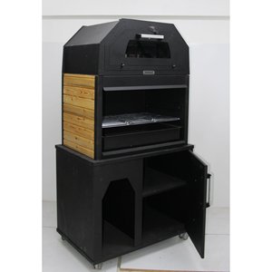 Barbecue portable moderne de grande taille pour 5 personnes en acier au carbone avec hauteur réglable et fonction sans fumée pour les cuisines - Product Image 3