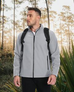Chaqueta Softshell Premium para Hombre, Actividades al Aire Libre, Diseño Personalizado Disponible, Material de Lona Impermeable y Cortavientos, Frente Recto - Product Image 5