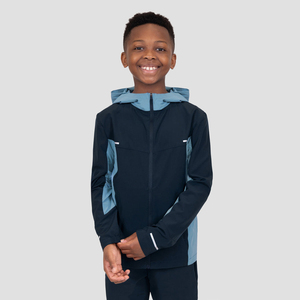 เสื้อแจ็คเก็ตกันลมสำหรับเด็กผู้ชายเสื้อกันลมกันน้ำมีสีแบบกำหนดเอง - Product Image 1