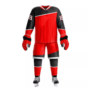 Maillot de hockey sur glace d'équipe personnalisé avec broderie de haute qualité uniforme de hockey sur glace personnalisé - Product Image 3