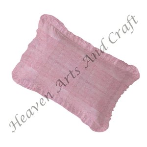 Housse de coussin à volants à imprimé floral en coton indien, dernier design, 45 x 70 cm, forme rectangulaire moderne pour la décoration de la maison - Product Image 2