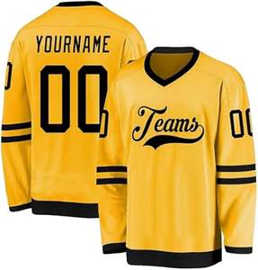 Fabricante OEM de camisetas de hockey sobre hielo | Diseño uniforme personalizado | Tela duradera ideal para deportes de equipo de invierno - Product Image 3