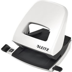 เครื่องเจาะกระดาษ Leitz NeXXt WOW 5008 ขนาด 8 ซม. 30 แผ่น (80 กรัม/ตร.ม.) สีขาว พร้อมรางนำทาง อุปกรณ์สำนักงานคุณภาพสูง - Product Image 1