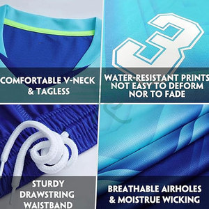 Maillot de football américain 2026 de haute qualité, respirant, écologique, durable, personnalisable avec logo, grandes tailles, antibactérien - Product Image 2