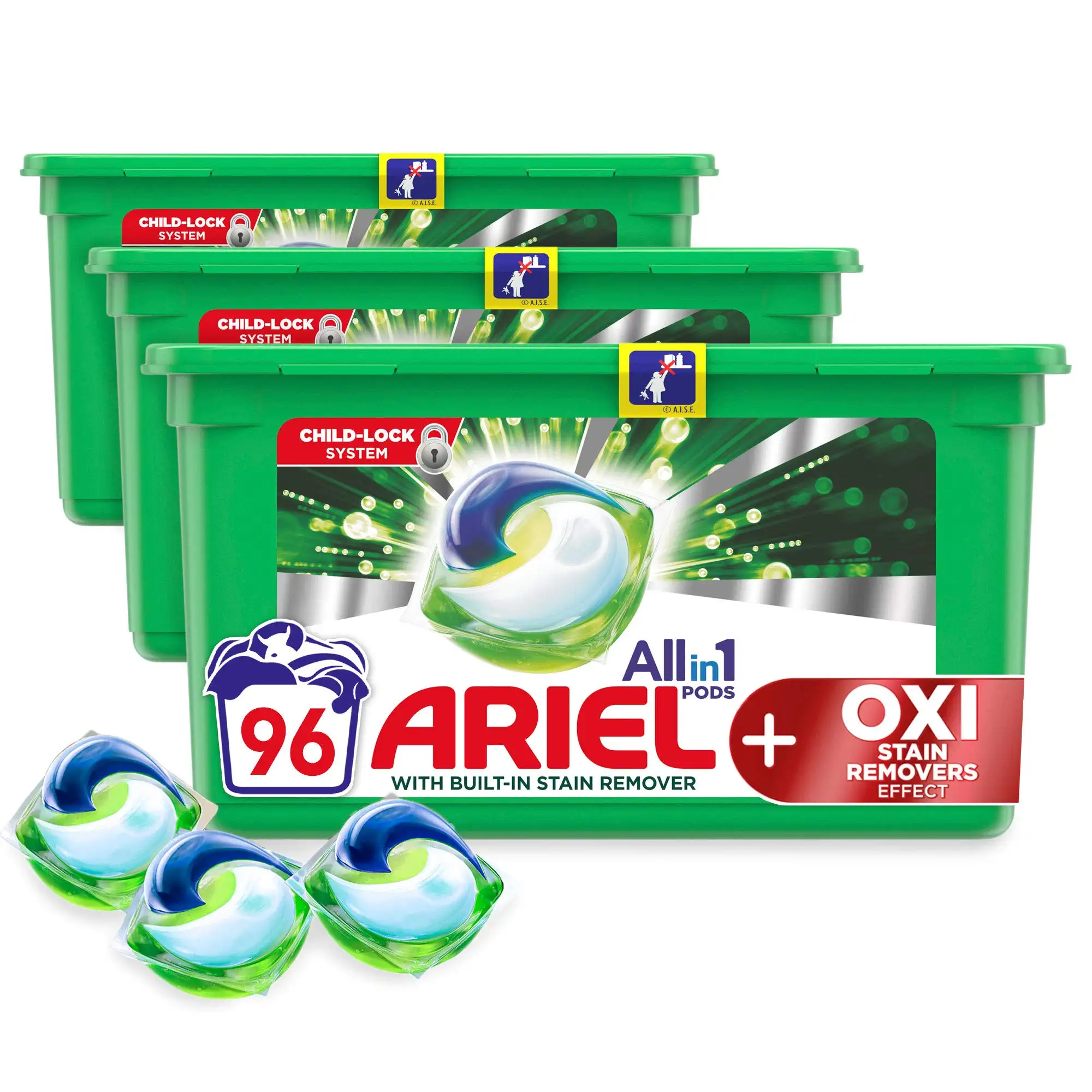Ariel jel deterjan kapsül/Ariel ekstra leke çıkarma hepsi 1 bakla ihracat