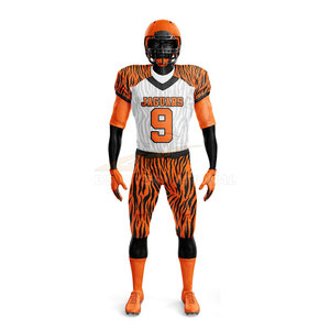 Uniforme de Fútbol Americano de Manga Corta, Diseño Personalizado por Sublimación, 100% Poliéster Resistente, Calidad Única, Venta al Por Mayor - Product Image 6