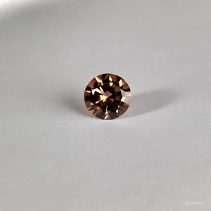 Meilleur prix jamais! D Grade VVS1 Marron 13 MM 8 Crt Brillant Cut 9.25 Moh's Loose Moissanite Testeur de Diamant Synthétique Cadeau Passé - Product Image 5