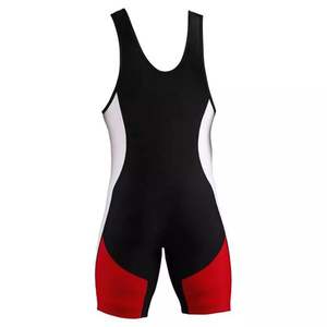 ชุดซิงเกิลเล็ตสำหรับนักมวยปล้ำแบบยูนิเซ็กซ์ เหมาะสำหรับการฝึกซ้อมในยิม ยกน้ำหนัก เพิ่มพลัง ระบายอากาศได้ดี แห้งเร็ว ยืดหยุ่น ผลิตจากโพลีเอสเตอร์ 100% - Product Image 5