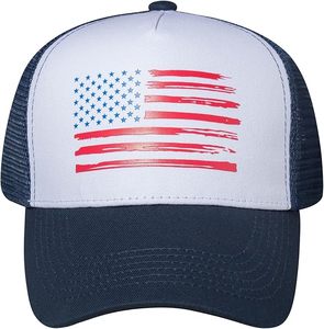 หมวกแก๊ปตาข่ายโพลีเอสเตอร์ 100% ปรับขนาดได้ สำหรับพิมพ์ลายแบบซับลิเมชั่น พร้อมพิมพ์นูน สำหรับผู้ใหญ่ แบบยูนิเซ็กซ์ - Product Image 1