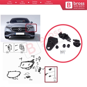 ชุดซ่อมขายึดไฟหน้า BHL572-1 ด้านซ้าย สำหรับรถยนต์ E Class W213 X213 W238 C238 A238 ปี 2016-2020 รุ่น A2138202300 - Product Image 5
