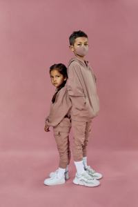 High Quality Casual Kids Winter Two Piece Solid Color Breathable Lightweight Polyester Cotton <b>Track</b> <b>Suit</b> - Product Image 6