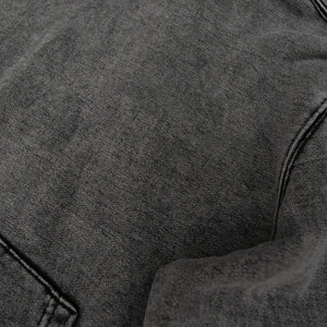 Sudadera con capucha de lana de algodón 100% lavado con ácido para hombre más vendida, ropa de invierno Premium informal de calidad, diseño de cremallera, transpirable sólido rápido - Product Image 3