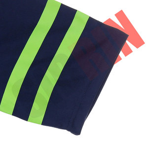 Maillot de football américain imprimé en maille de hublot bleu personnalisé d'usine haut de gamme T-shirt rétro coupe haute Boxy à col en V surdimensionné - Product Image 5