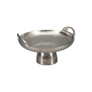 Cuenco de frutas superventas de plata, cuenco para servir en hoteles, cuenco para servir alimentos de aluminio fundido, cuenco increíble de calidad segura con soporte para patas - Product Image 5