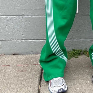 Best Quality Men's Oversized <b>Baggy</b> <b>Jogger</b> Flared Track Pants Striped Sweatpants in Curved Straight Knit Trackpants with Flare - Product Image 6