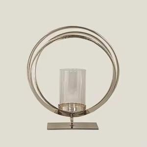 Último soporte de huracán de mesa de Metal dorado de Venta caliente para el hogar, Hotel, restaurante, Decoración de mesa, artículo decorativo para el hogar - Product Image 4