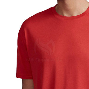 เสื้อยืดลำลองสำหรับผู้ชายดีไซน์ใหม่เสื้อถักผ้าฝ้าย100% ระบายอากาศได้ดีเป็นมิตรกับสิ่งแวดล้อมผลิตจากผู้จำหน่ายขายส่ง - Product Image 3