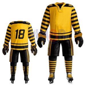 Mejor Fabricante y Proveedor de Uniformes de Hockey sobre Hielo con Logotipo Personalizado, Uniforme de Hockey sobre Hielo de Poliéster para Venta en Línea, Servicio OEM - Product Image 3